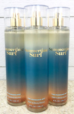 3 Bath  Body Works SUMMERTIME SURF Fine Fragrance Mist 8oz LOT/SET of 3