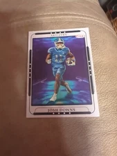 2023 Sage Artistry Josh Downs RC #62 Black North Carolina Tar Heels