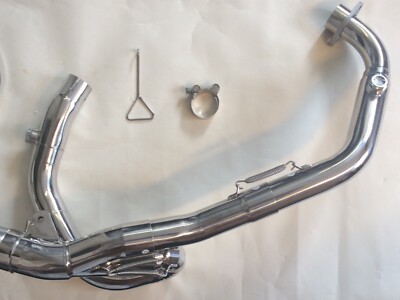 Lextek Edelstahl Auspuffkrümmer Downpipe Verbindungsrohr für SV650 03-15 