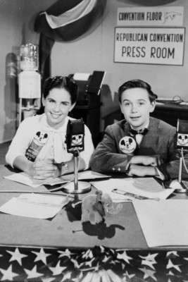 Judy Harriet Tommy Kirk Mickey Mouse Cub Reporters 1952 4x6 TV FOTO