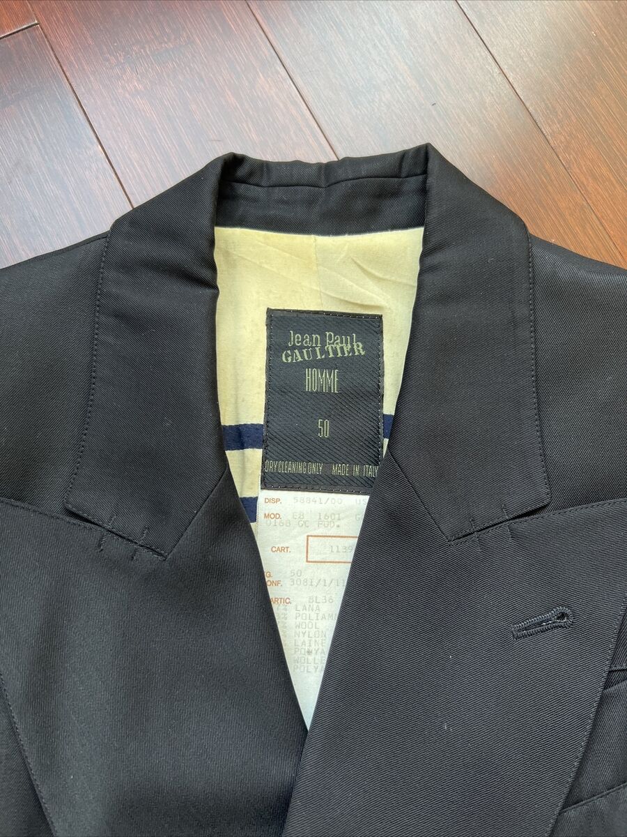 Jean Paul Gaultier Vintage Mens Blazer size 40/38, 50EU | eBay Jean Paul Gaultier Vintage Mens Blazer size 40/38, 50EU | eBay
