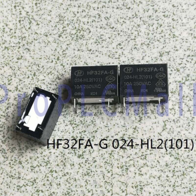 10Pcs Hongfa HF32FA-G-024-HL2 Power Relay 4 Pins 24VDC 10A 250VAC~