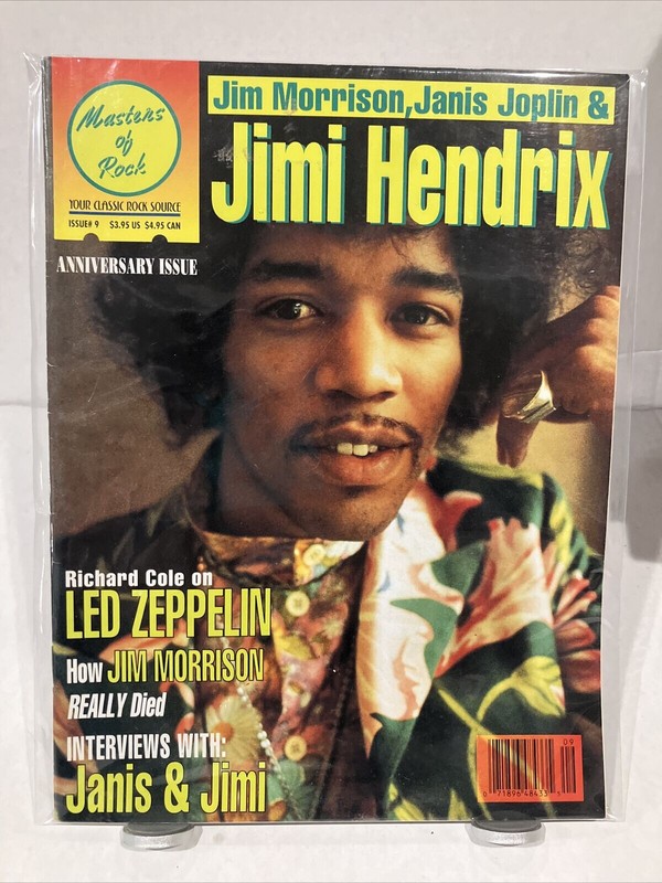 Masters of Rock Magazine Issue 9 Jimi Hendrix, Morrison, Joplin