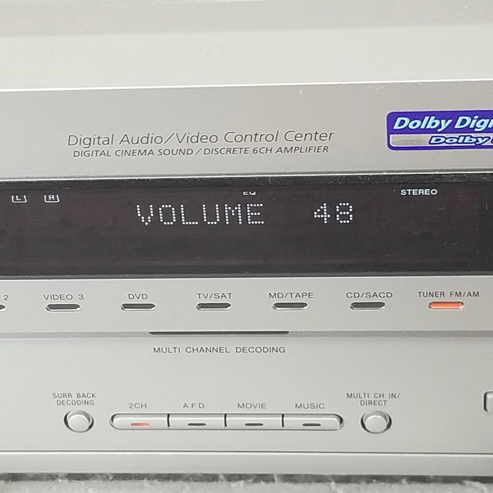 Sony STR-DE985 A/V Stereo Receiver, Digital Dolby, Dolby Surround Pro Logic II - Image 4 of 4