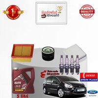 Inspektionskit Filter ÖL Kerzen ford S-MAX 2.0 107KW 145CV Von 2006->