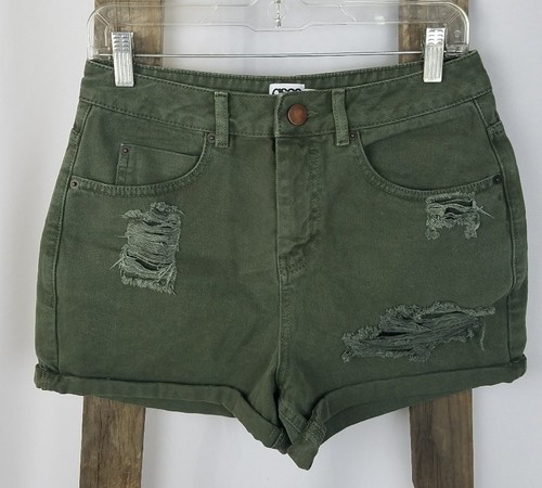 ASOS Denim women 8 green jeans shorts 