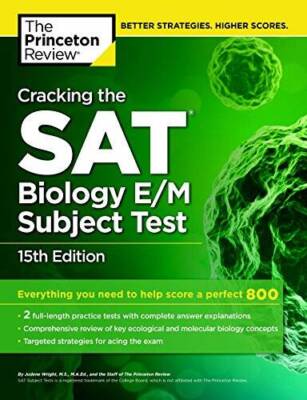 Cracking the SAT Biology E/M Subject Test, 15th Edition (College Test Pre - GOOD