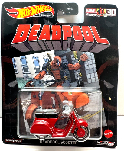 2021 SDCC EXCLUSIVE Hot Wheels Marvel Deadpool 30th Birthday Scooter