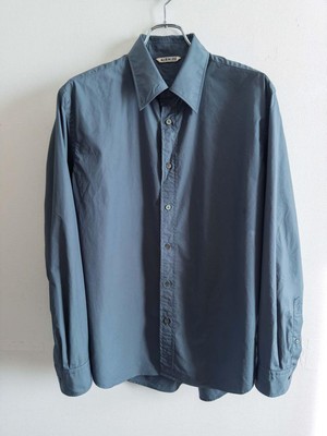 Auralee High Count Finx Oxford Shirt Size 4 Used | eBay