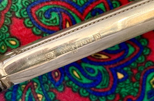 Bellissimo servizio per torte o torte Sterling Tuttle Triumph, manico sterling - Foto 2 di 2