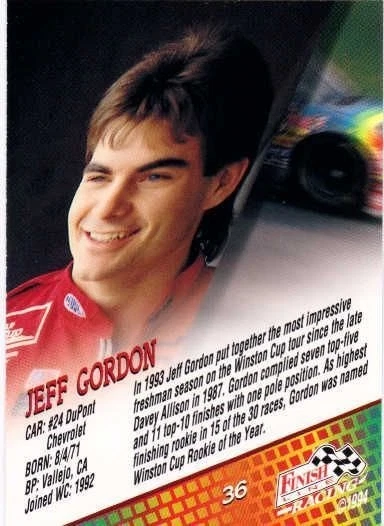 1994 Finish Line Complete Set #1-150 Nascar Gordon Earnhardt Martin NASCAR Cards - Image 2 of 2