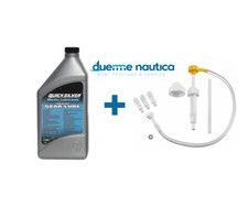 KIT OLIO QUICKSILVER PREMIUM GEAR LUBE + POMPETTA PER OLIO PIEDE
