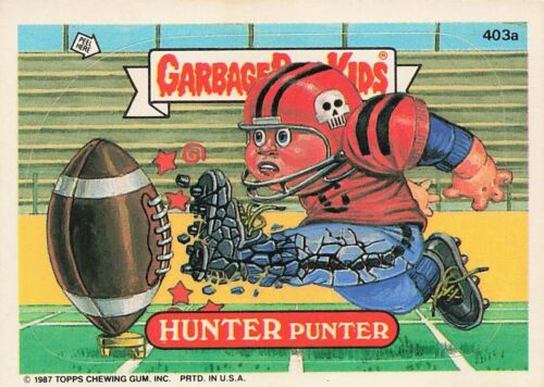 GARBAGE PAIL KIDS Hunter Punter Topps 1987 Sticker #403a - Picture 1 of 2
