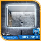 <!--F#f_0-->Simplus LED Bathroom Mirror Front Light Vanity Mirrors Wall Anti-Fog 80x60cm<!--F/-->