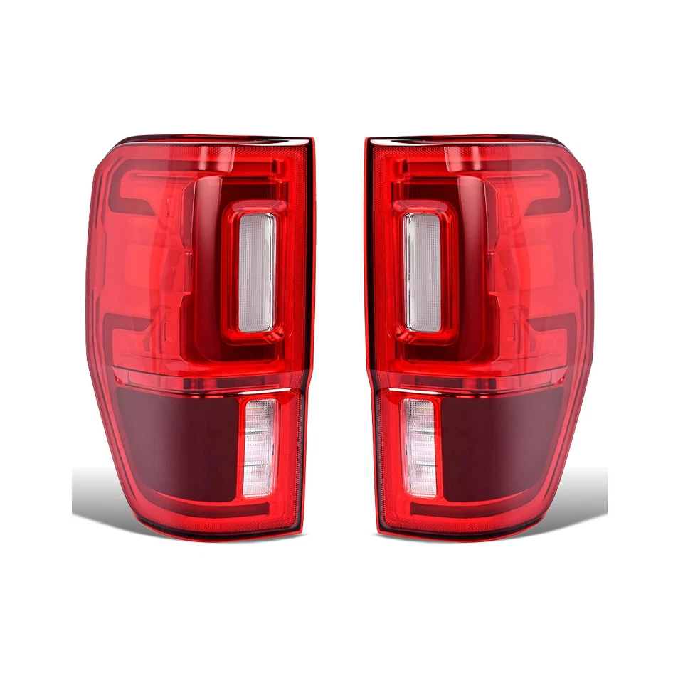 Pair Left & Right LED Tail Lights W/Blind Spot For 2019-2023 Ford Ranger XL,XLT - Image 2 of 4