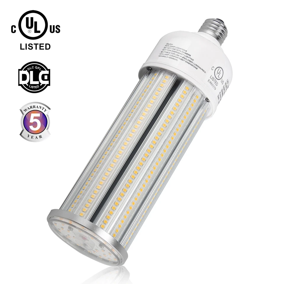 LED Corn Light 27W 36W 45W 54W Home Use E26 Medium Base Super Bright UL DLC LIST - Image 2 of 4