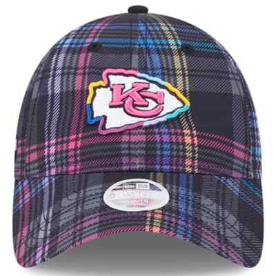 キャップ NFL Kansas City Chiefs parka & cap Men's New Era Black Kansas City Chiefs 2025 NFL Crucial Catch A