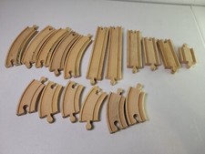 Thomas Wooden Railway Train Tracks Curved Straight Bridge Assorted Sizes 17