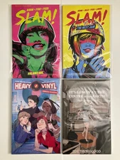 Trade Paperback Lot - Heavy Vinyl/ Slam!/ It's Lonely at the Centre of the Earth