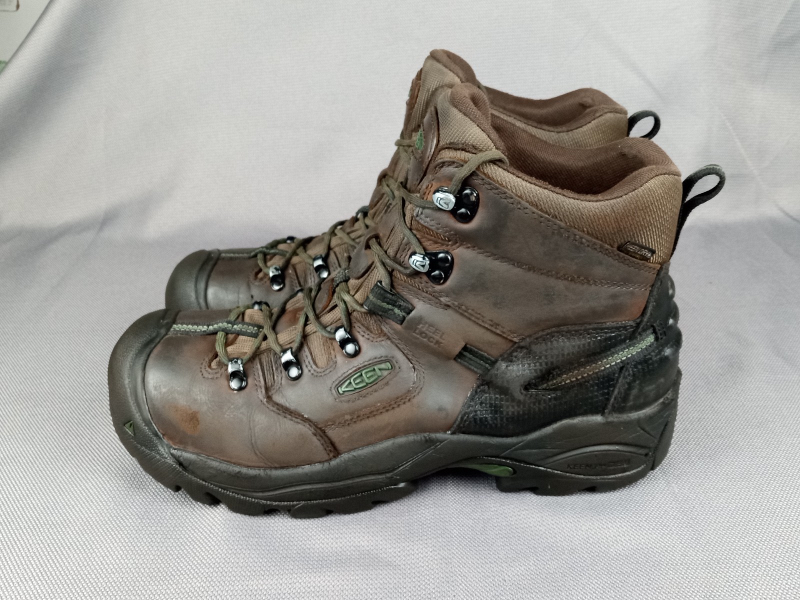 Scarpa uomo Keen Utility 6" impermeabile sicurezza punta carbonio misura 10 5 lavoro marrone
