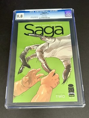 Saga #2 CGC 9.8 Image Comics 1st App Izabel The Stalk Brian K Vaughan Fiona S