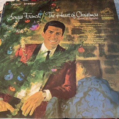 Sergio Franchi: The Heart Of Christmas, Cuor Di Natale, 1965 RCA LSP3437 -LP
