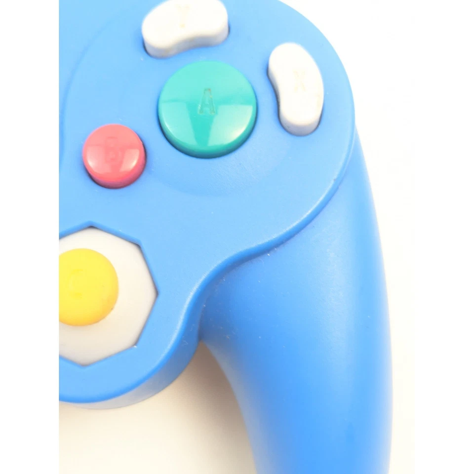 PDP Wired Fight Pad Pro Zelda Blue GameCube Style Controller USB - Image 4 of 4