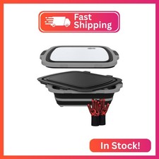 XL Collapsible BBQ Prep Tub with Cutting Board  Drain Plug   Portable Food Prep