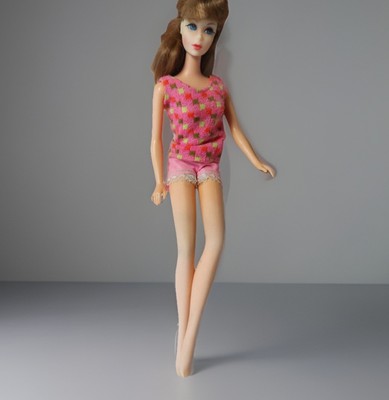 Vintage Barbie/Twist  N Turn Body/Foot Holes   Rare Transitional Variant   1960s