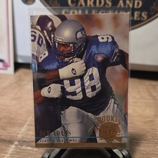 Fleer Ultra 1994 Sam Adams #502 Rookie Seattle Seahawks NFL Football Card. rookie card picture
