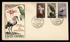 DR WHO 1959 SPANISH SAHARA FDC BIRD COMBO M76495