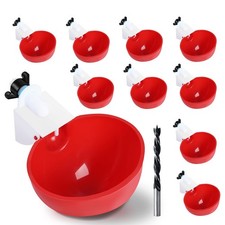 10PCS Chicken Waterer Cups, 3rd Generation DIY Large Automatic Chicken Water