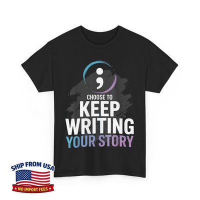 Choose to Keep Writing Your Story Inspirational Quote Unisex T-Shirt