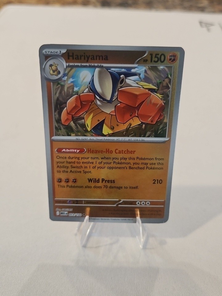 Hariyama 073/132 Mega Evolution Reverse Holo Uncommon NM
