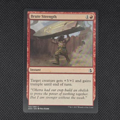 #ad #ad Brute Strength 122 Common Amonkhet Magic: The Gathering LP $1.98