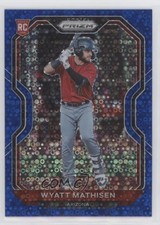 2021 Panini Prizm Blue Donut Circle Prizm 7/199 Wyatt Mathisen #84 2qw