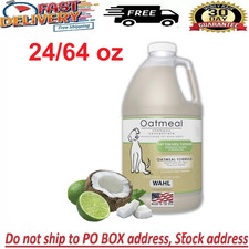 Wahl USA Dry Skin & Itch Relief Pet Shampoo for Dogs – Oatmeal Formula with Coco