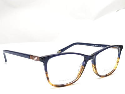 Safilo Emozioni EM 4055 4FK Blue Havana Women's Eyeglasses Frames 53-16-135