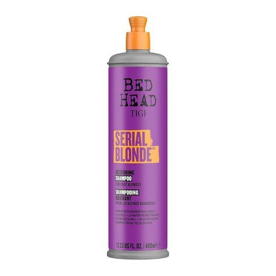 Bed Head Serial Blonde Restoring Shampoo for Damaged Blonde Hair, Hydrolyzed Ker