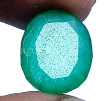 9.30 Ct Natural Green Emerald Oval Cut Certified Colombian Loose Gemstone 5DOA