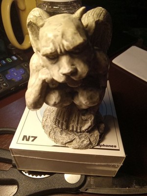 Sitting Squater Gargoyle, 1995 Edwyne By The Gargoyle Collection.