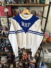 Vintage Dehen Cheerleading Sweater NHP Blue White Women  s L