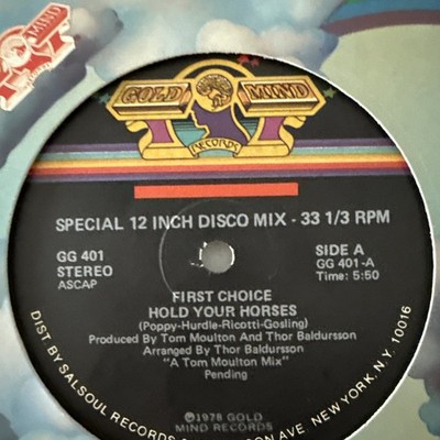 First Choice   Hold Your Horses | Vinyl | 1978 | GG 401 | VG+