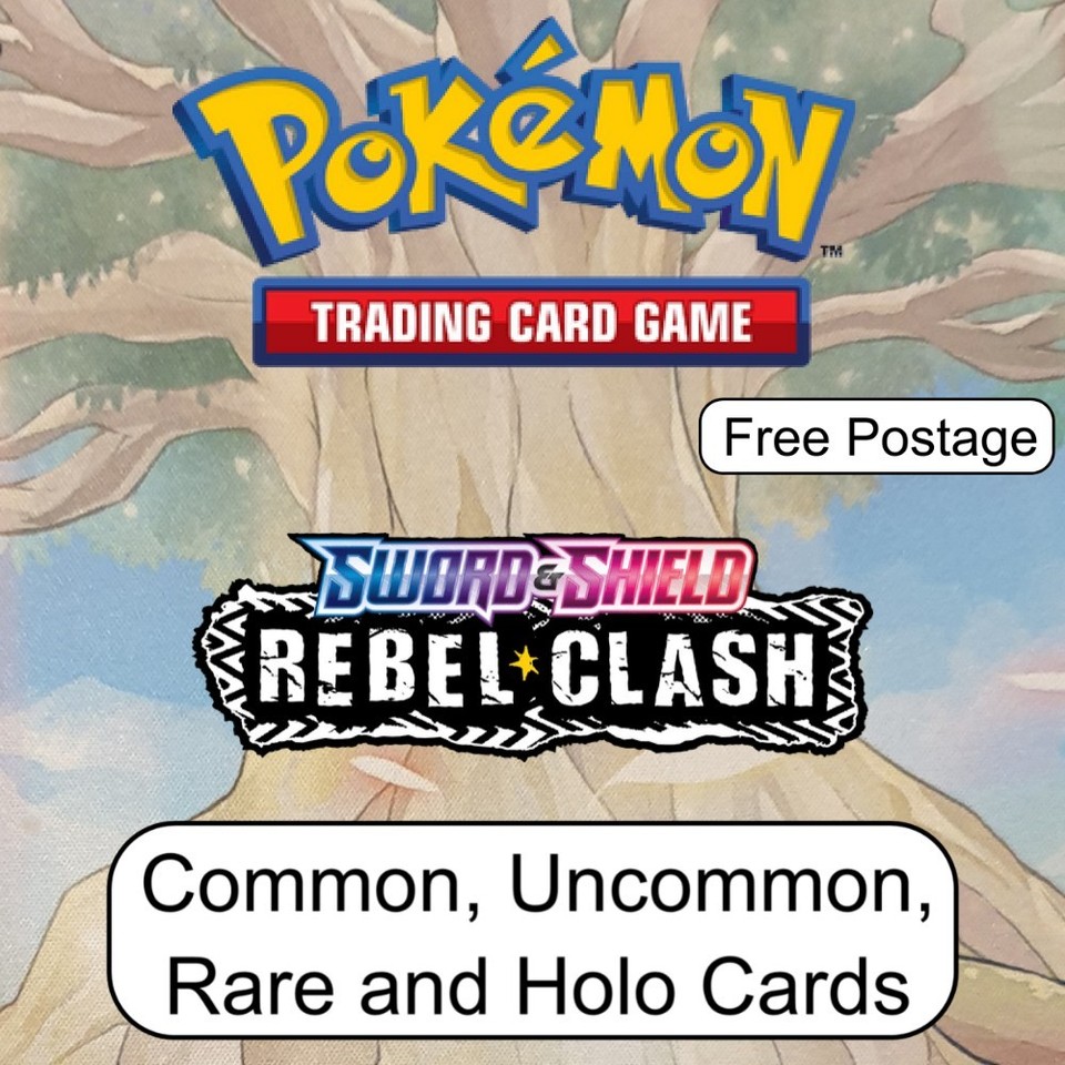 Pokémon - Rebel Clash - Commons, Uncommons, Rares and Holos