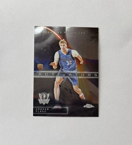 Cooper Flagg 2025-26 Topps Chrome Activators AC-11 Dallas Mavericks Rookie RC