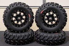 CAN AM OUTLANDER 500 25" BEAR CLAW ATV TIRE & HL4 WHEEL KIT CAN1CA