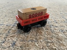 Learning Curve Cargo Car with Cargo for Thomas and Friends Wooden Railway Red