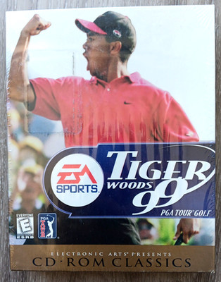 Tiger Woods PGA Tour 99 Big Box PC CD ROM Windows 95 98 - NEW SEALED