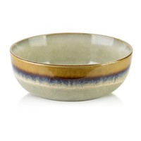 Salat Suppen Schale MüSli Reisschale 16,5 Cm SchäLchen Keramik GrüN Blau Ocker