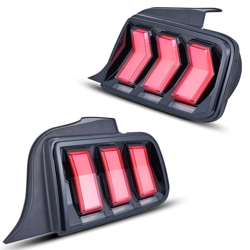 Luces traseras de tubo LED COMPLETO VLAND para Ford Mustang 2005-2009 animación y secuencial Foto 4 de 4